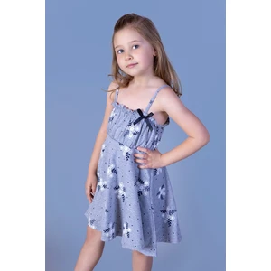 Toontoy Kids Toontoy Kız Çocuk Komple Çiçek Desenli Elbise