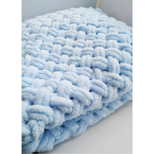 Alize Puffy Ipliği Örgü Bebek Battaniyesi