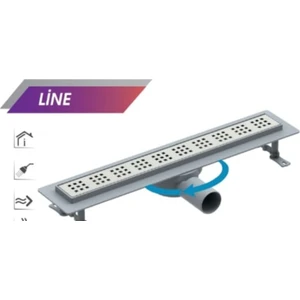 Maxiflow Duş Kanalı 40 cm Seramik Seviyeli Dönerli