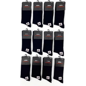 Erkek Soket  Çorap Rejenere Düz (12 Adet)