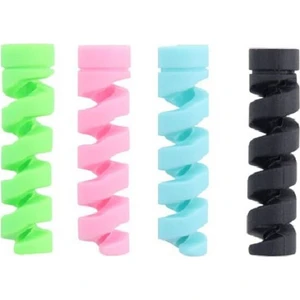 Spiral Kablo Koruyucu Silikon 4'lü Set
