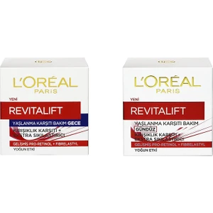 L'Oréal Paris Loreal Paris Revitalift  Bakım Seti (Gündüz ve Gece Bakım Kremi 50 Ml)