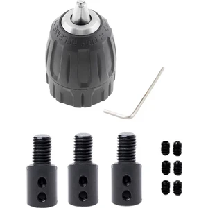 Anahtarsız Supra Plastik Mandren Otomatik Mandrel Okul Proje Hobi 3lü Motor Mili Kaplinli 3/8mm 10MM