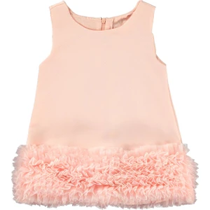 Civil Baby Kız Bebek Elbise 6-18 Ay Pudra Pembe