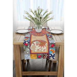 Cango Home Dekoratif Dijital Baskılı Runner OTYK452-RN