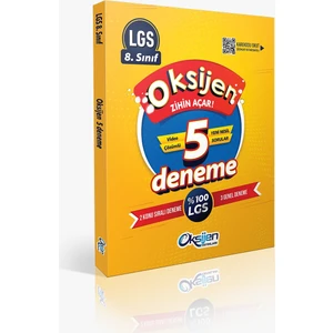 Oksijen Yayınları 8. Sınıf LGS 5 Genel Deneme