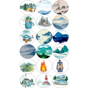 Tellgraf Doğa Temalı Sticker