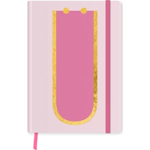 Monogram Harf Baskılı Defter: Ü