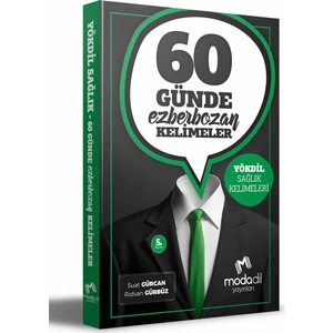 Moda Dil Yayınları 60 Günde Ezberbozan Kelimeler YÖKDİL Sağlık Kelimeleri