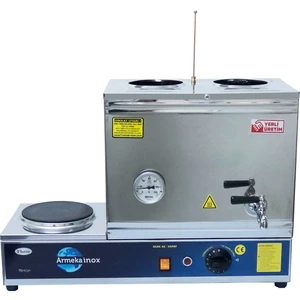 Platin 30 Litre Pleytli Çay Kazanı Kahveci Kazanı Kahve ve Çay Ocağı Inox