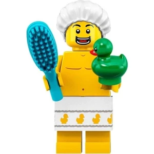 Minifigür Seri 19 - 71025 - 2 Shower Guy Minifgür