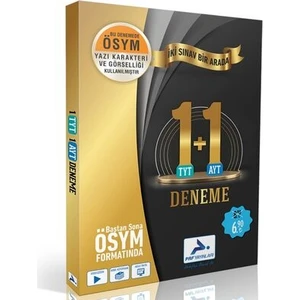 Paraf Yayınları 1 TYT + 1 AYT Ikisi Bir Arada Deneme