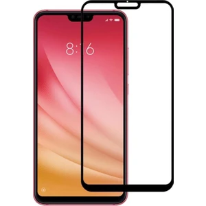 Case World Xiaomi Mi 8 Lite Tam Kaplayan Temperli Ekran Koruyucu Cam