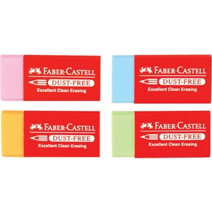 Faber Dust-Free Renkli Silgi 12'li