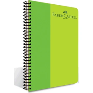 Faber Bicolor A4 60 Yaprak Pp Kapak Spiralli Kareli Defter Yeşil