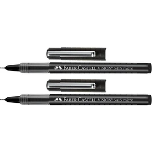 Faber 5415 0.5 mm Iğne Uçlu Pilot Kalem Siyah 2'li