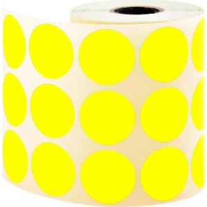 30 mm Sarı Nokta Etiket 2000'LI Rulo