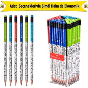 Faber Caligraphy Silgili Yuvarlak Kurşun Kalem