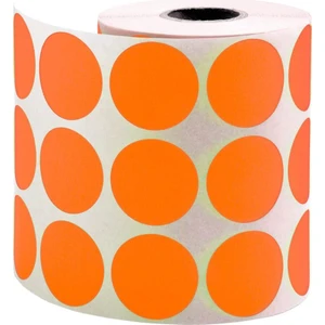 30 mm Turuncu Nokta Etiket 2000'LI Rulo