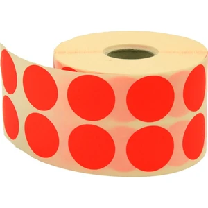 25 mm Kırmızı Nokta 2000'LI Rulo