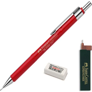 Faber Tk Fine 2317 0.7 Uçlu Kalem Seti Kırmızı