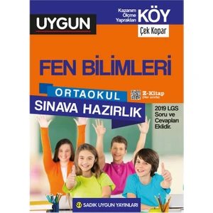 Uygun Yayınları 8. Sınıf Fen Bilgisi Köy Çek Kopar Testi