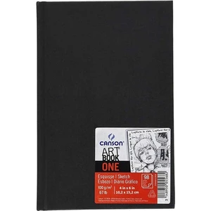 One Art Book Sert Kapak Sketch Eskiz Çizim Defteri 100 gr 10 x 15 cm 98 Sayfa