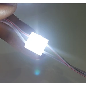 5 Adet Mini Boy Ayna Altı Led Kedi Gözü Kartal Gözü Gündüz Farı Led BEYAZ
