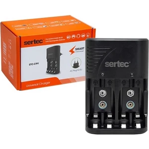STC-C9V AA-AAA-9V Uyumlu Universal 4'lü Pil Şarj Aleti
