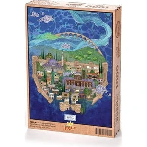 King Of Puzzle Türkiye Minyatürleri-Diyarbakır Nasuhi Hasan Çolpan Ahşap Puzzle 1000