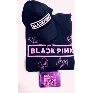Gökhan Club Blackpink Swetshirt Cüzdan Şapka Kombin