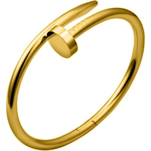 Çelik Çivi Kadın Bileklik Sarı Renk