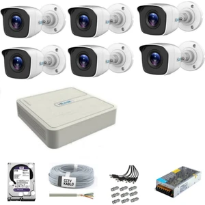 Güvenlik Kamera Seti 6 Kameralı