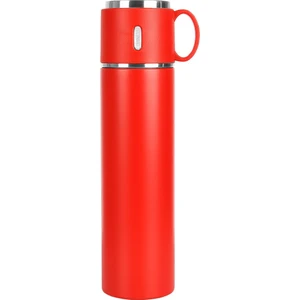 Sedef Silver Çelik Termos Bardak 580 ml Bardaklı Thermos Mug Kupa Araç Termos Coffee Cup SDF526 Tea Cups