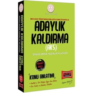 Yargı Yayınevi MEB Adaylık Kaldırma (AKS ) Sınavlarına Hazırlık Kılavuzu Konu Anlatımı