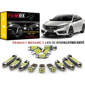 Honda Civic Fc5 LED Iç Aydınlatma Ampul Seti Femex Parlak Beyaz