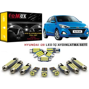 Hyundai I20 LED Iç Aydınlatma Ampul Seti Femex Parlak Beyaz