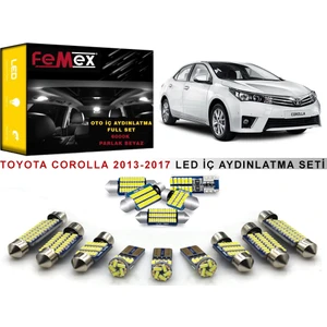 Toyota Corolla 2013-2017 LED Iç Aydınlatma Ampul Seti Femex Parlak Beyaz