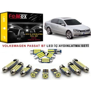 Volkswagen Passat B7 LED Iç Aydınlatma Ampul Seti Femex Parlak Beyaz