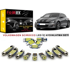 Volkswagen Scirocco LED Iç Aydınlatma Ampul Seti Femex Parlak Beyaz