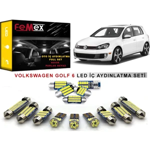 Volkswagen Golf 6 LED Iç Aydınlatma Ampul Seti Femex Parlak Beyaz