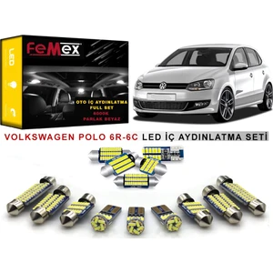 Volkswagen Polo 6r-6c LED Iç Aydınlatma Ampul Seti Femex Parlak Beyaz