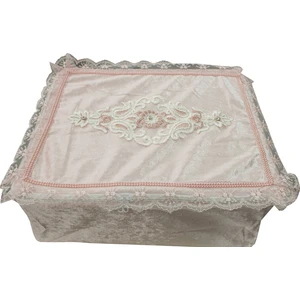 Soft Kadife Fermuarlı Hurç Bohça 2815-C11 Pembe