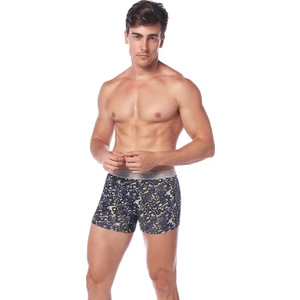 Siyah - Yeşil Compact Yazı Boxer