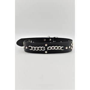 Hakiki Deri Ayarlanabilir Büyük Irk Köpek Tasması 4 cm x 67 cm Boyun Ölçüleri