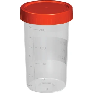 Steril Numune Kabı Ce Sertifikalı 100 ml Polipropilen Yazılabilir Özel Alanlı 10 Lu