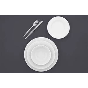 Hazan Beyaz Yeni Yemek Takımı 24 Parça