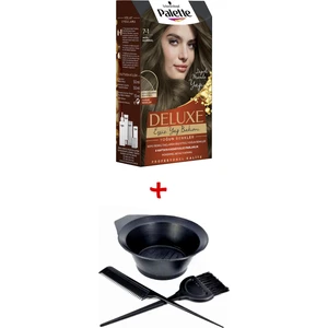 Deluxe Saç Boyası 7-1 Asil Kumral + Boyama Seti