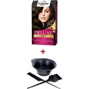 Deluxe Saç Boyası 4-0 Kahve + Boyama Seti