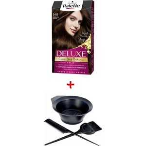 Deluxe Saç Boyası 3-65 Çikolata Kahve + Boyama Seti